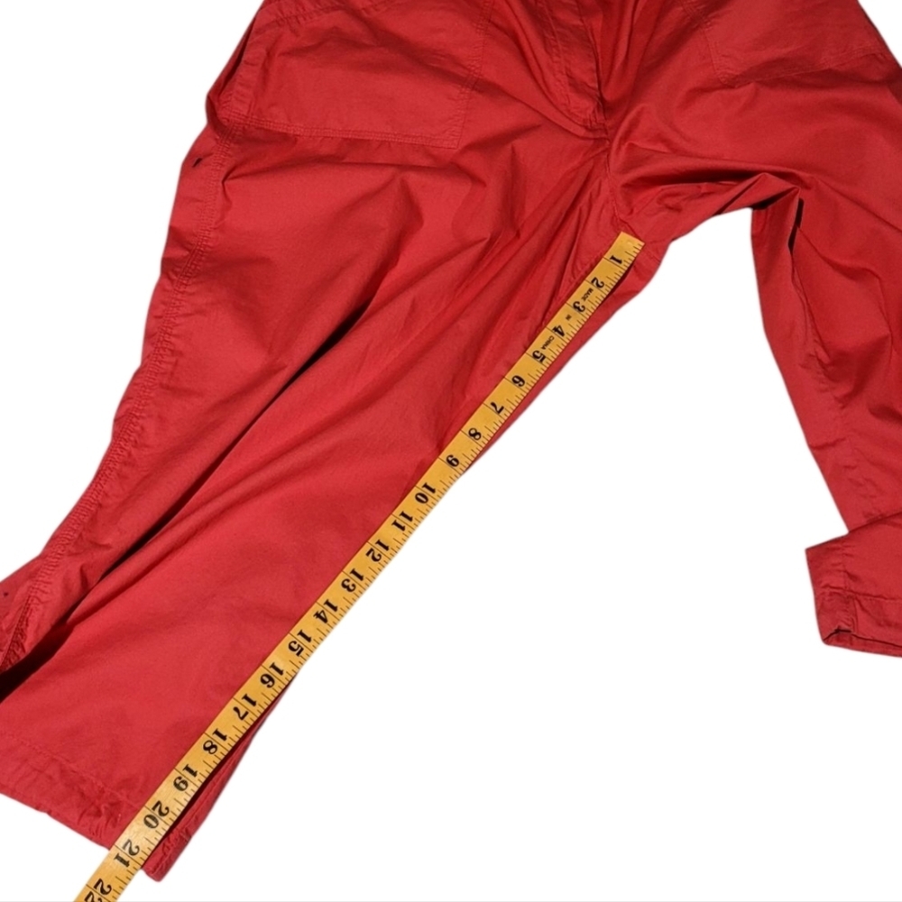 Chico's Coral Capri Pants - Picture 3 of 6